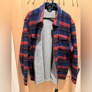 New w/ tags Blank NYC reversible shirt jacket, XL